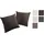 Wirth Kissenbezug Riccia 50 x 50 cm Grau
