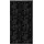 arsvita Flauschvorhang 56x185 Unistreifen Schwarz