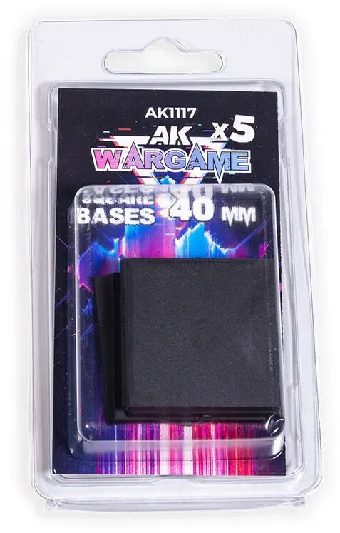 AK Square Bases 40x40mm (5 Stück)