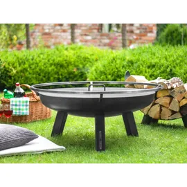 Cook King Feuerschale PORTO Ø 70 cm Schwarz