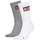 Levi's 2P Sport Regular Cut Sock Weiß/Grau 35/38