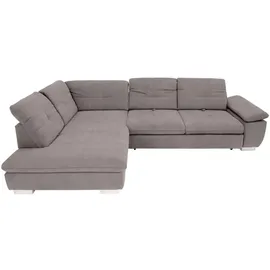 belluti Ecksofa, Metall, 5-Sitzer, Ottomane links, L-Form, cm, Goldenes M, Typenauswahl, Stoffauswahl, seitenverkehrt erhältlich, Rücken echt, Wohnzimmer, Sofas & Couches, Wohnlandschaften, Ecksofas