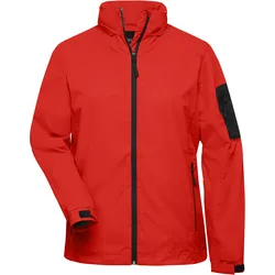 Damen Wind Breaker - Farbe schwarz, rot - Größe M