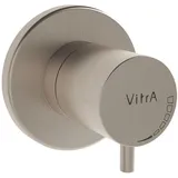 Vitra Origin Fertigmontageset Unterputz-Absperrventil 80x80 mm Nickel gebürstet