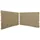 Quick Star Seitenwand für Pavillon 3x4 m 2 Stück Beige 3 x 4 m