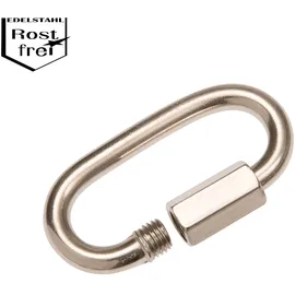CONACORD Ketten-Schnellverschluss 4 mm Edelstahl Weiß
