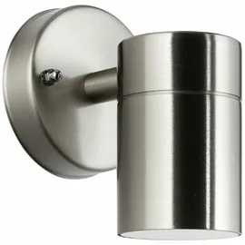 Brilliant Außenwandleuchte Metall GU10 20 W spritzwassergeschützt schwarz