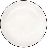 Asa Selection Dessertteller ligne noire 21 cm weiß