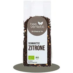 teeverliebt - Schwarztee Zitrone loser Schwarzer Tee 100 g
