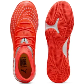 Puma Future 9 Match IT Indoor Erwachsene glowing red/puma white/puma black/puma silver 43