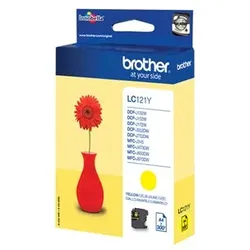 Tinten BROTHER LC121Y BROTHER MFCJ870DW TINTE YELLOW