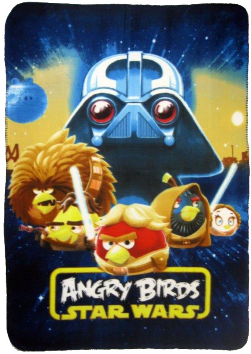 Angry Birds Fleecedecke 'Star Wars' - 100 x 150cm