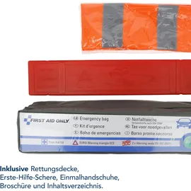 First Aid Only Erste-Hilfe-Tasche 3 in 1 DIN 13164 grau