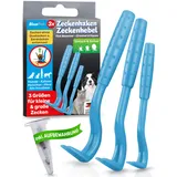 Bluepet Zeckenhaken Zeckenzange 3 Stück