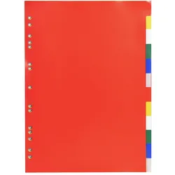 Exacompta Register aus PP 120μ mit 12 Positionen, für Format DIN A4