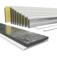 HEXIM PVC Rollladenkastendeckel mit Dämmung Länge: Revisionsklappe 195 mm - Breite: