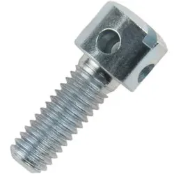 DIN 404 Zylinderkopf-Kreuzlochschraube M6x16 Stahl 5.8 galvanisch verzinkt Schlitz