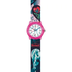 Scout Kinder Armbanduhr Crystal 280305052 Einhorn Herz