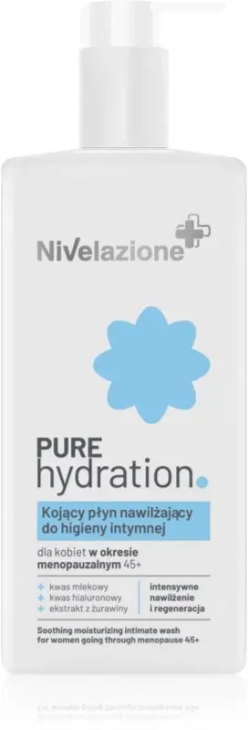 Farmona Nivelazione Soothing Moisturizing Intimate Wash Gel für die Intimhygiene zur Unterstützung des Wohlbefindens in den Wechseljahren 45+ 260 ml