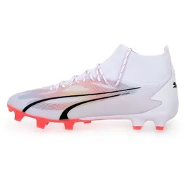 Puma Ultra Pro FG/AG Herren Puma White-Puma Black-Fire Orchid 44,5
