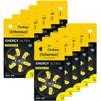 Intenso Energy Ultra Hörgeräte Batterien Zink-Luft A10 60er Pack