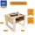 raumhirsch furniture Karo65 Weiß Wildeiche 65 x 45 cm