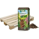 Plantop Rindenmulch Plantop Ziermulch Bodenhilfsstoff, 20 x 60 Liter Körnung 10 - 30 mm