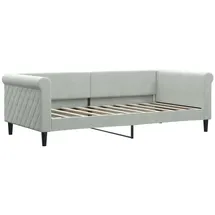 vidaXL Tagesbett 90 x 190 cm Hellgrau