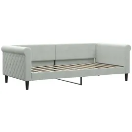 vidaXL Tagesbett 90 x 190 cm Hellgrau