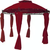 Mojawo - Pavillon Rund Rot Ø350cm-mmc3602