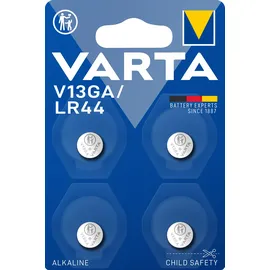 Varta V13GA/LR44 Knopfzelle 130 mAh 4 St.