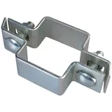GAH Alberts Alberts Mittelschelle für Vierkantpfosten, verschiedene Größen und Farben, für Pfosten 60x40 mm 680206