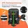 CADOCA Haustierrucksack 31 x 30 x 41 cm Schwarz