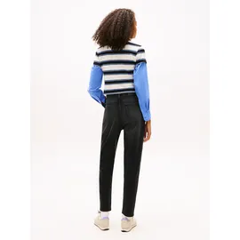 Tommy Hilfiger Tommy Jeans Mom-Jeans MOM JEAN UH TPR mit Logo-Stickereien, in knöchelfreier Länge blau 27