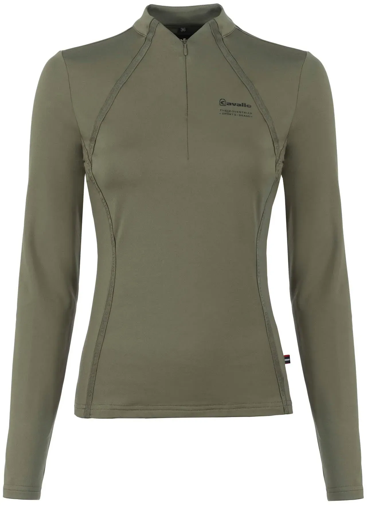 Cavallo CAVALREYNA Damen-Shirt mit halbem Reißverschluss