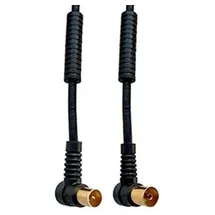 E+P Elektrik Winkelanschlusskabel sw 1,5m HFW301G
