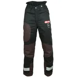 Oregon Yukon+ Typ A Klasse 1 (20 m/s) Schnittschutz-Bundhose Schwarz, PSA Schutzausrüstung, Größe XL (EU 54-56)