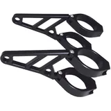 Highsider CNC Lampenhalter Set für 38 - 41 mm, schwarz