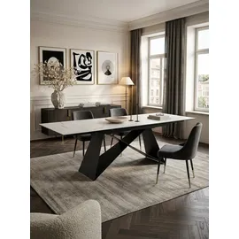 KADIMA DESIGN Esszimmertisch 180 - 260 cm weiß