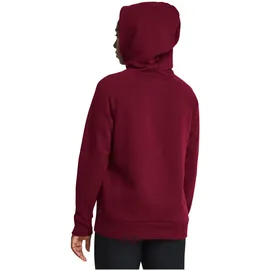 Under Armour Rival Fleece Hoodie Damen 625 cardinal/white XS