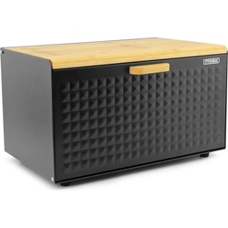 Promis PAOLO rechteckiger Brottasche  schwarz, Brotbackautomat, Schwarz