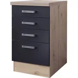 Flex-Well Unterschrank Antigua 50 x 86 x 60 cm Grau