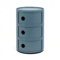 Kartell Componibili Aufbewahrungsbox 3-fächer 1-tlg. hellblau