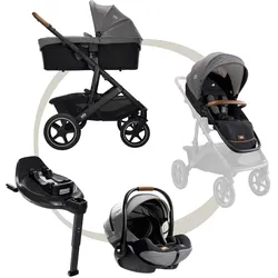 Joie Kombi-Kinderwagen-Set Vinca 2in1 Signature Carbon Aluminium Schwarz