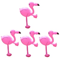 TOYANDONA Aufblasbarer Spielzeugflamingo 4 Stücke Aufblasbare Flamingo Lustige Schwimmende Aufblasbare Pool Spielzeug Kinder Strand Party Favor Liefert Geschenke Aufblasbarer Spielzeugpool