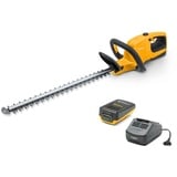 Stiga SHT 100e kit Akku-Heckenscheren-Set, 55 cm Doppelklinge, 20V-Akku, 40 min Laufzeit, Yellow/Grey/Black