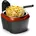 Fritteuse 918RR2 Schwarz/Rot