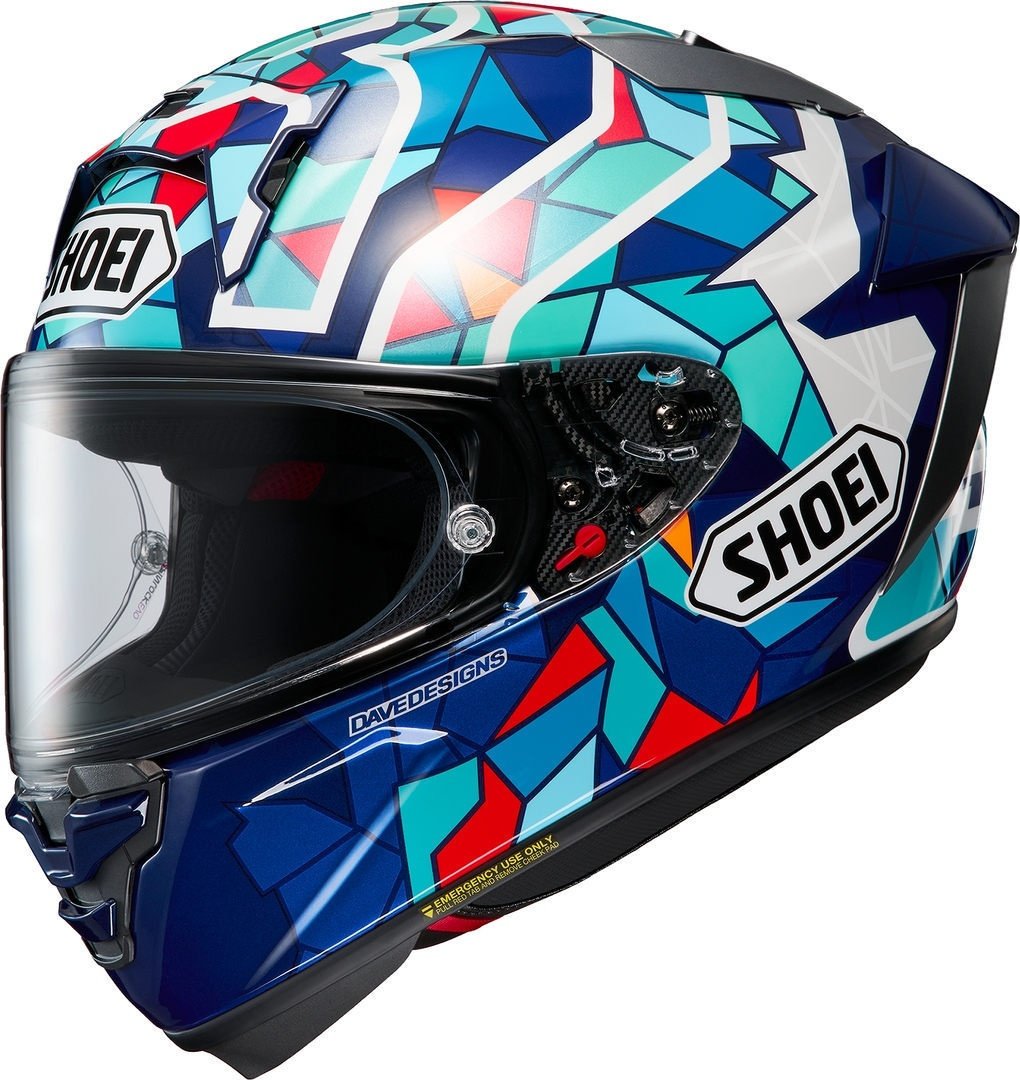 Shoei X-SPR Pro Marquez Barcelona Helm, mehrfarbig, Größe XL