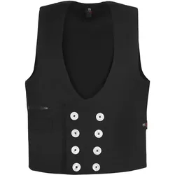 Zunftweste Canvas "HANNES" schwarz - 102 - schwarz