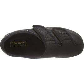 Fischer Markenschuh Fischer Unisex Ortho Flache Hausschuhe, Schwarz (schwarz 222), 38